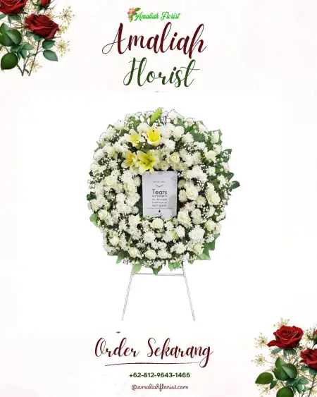 Krans Bunga Duka Area Pantai Merak
